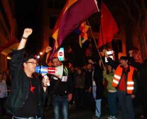Múltiples sindicatos, plataformas ciudadanas y asociaciones secundaron la movilización. Marc Herrero